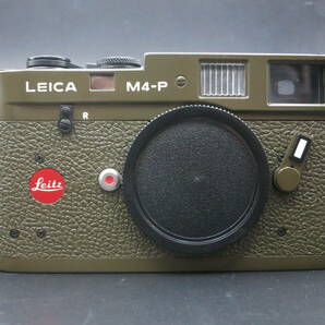 (レア・美品）Leica M4-P Olive Drab Repaint ライカ Ｍ４－Ｐ オリーブドラブ リペイント ボディ（１５４万番台）の画像1