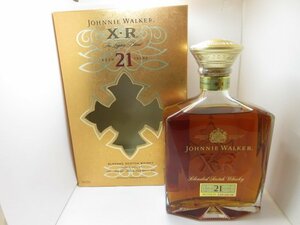 ★【古酒】ジョニーウォーカー Johnnie Walker AGED21YEARS XR21 スコッチウイスキー 750ml/40%【未開封】｛sk2261｝