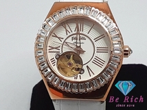 フォリフォリ Folli Follie PALETTE 自動巻き レディース 腕時計 WF9B012SP ホワイト ピンクゴールド ウォッチ 【中古】 ht4450_画像1