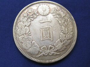 ★新一円銀貨 新1円銀貨 日本 大正3年 直径38.0mm 26.93g 厚さ2.5mm 比重値10.3｛Y05950｝