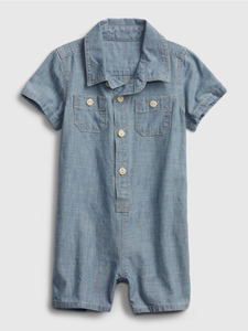 GAP BABY Gap baby 80 size Denim 2 put on set man and woman use unisex 