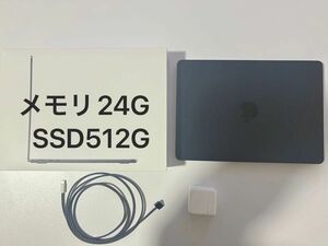 M2チップ搭載　MacBook Air 13インチ　ミッドナイト