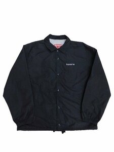 シュプリーム 23FW NYCコーチジャケット サイズL ブラック Supreme Nyc Coaches Jacket 中古品[C128U901]