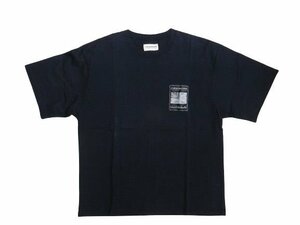 フォーサムワン 3FLAGS Tee サイズ46 ブラック 半袖Tシャツ FORSOMEONE タグ付 中古品[C126U815]
