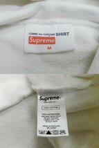 シュプリーム×コムデギャルソンシャツ 18FW スクリプトBOXロゴフーディ M パーカー SUPREME×COMME des GARCONS SHIRT 中古品[C128U891]_画像6