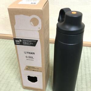 【即決！】 タイガー 水筒 ステンレス製ストローつき 0.5L《1度使用しました》MCS-A050【同梱OK】の画像1