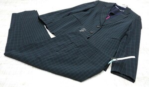 994*Paul Smith*ポールスミス*パンツスーツ*ジャケット*ベルト*チェック柄*サイズ*38