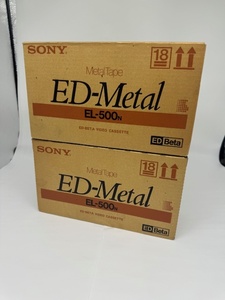 未使用 SONY/ソニー ED-Metal EL-500N メタルテープ 10本入×2箱　まとめて