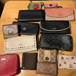 コーチ財布まとめ　COACH 長財布　折財布　キーケース　パスケース　フルラポーチ