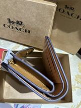 COACH 二つ折り財布 コーチ 財布 ピーナッツコラボ_画像5