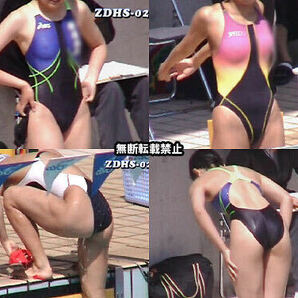 スポーツ観戦シリーズ ZDHS-01～03(DVD3枚組) 水泳 運動 競泳水着 asics arena speedo mizunoの画像3