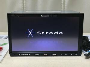 Strada CN-E200D 送料込み ワンセグTV CD 7V 2DIN 180mm SSDナビ ストラーダ 動作品