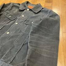 【XS 数度着用の美中古】RRL Double RL Corduroy Trucker Jacket コーデュロイ デニム トラッカー ジャケット Lee 101 J Ralph Lauren _画像5