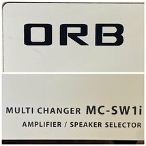 △117　ジャンク品　オーディオ機器　パワーアンプ　ORB MC-SW1i　オーブ　本体のみ_画像8