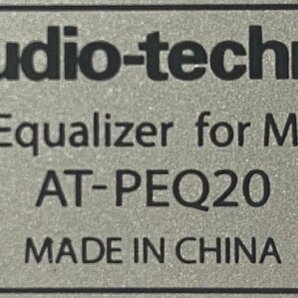 △147 ジャンク品 オーディオ機器 フォノイコライザー Audio-Technica AT-PEQ20 オーディオテクニカ 元箱付きの画像8