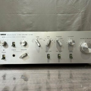 △274 ジャンク品 オーディオ機器 プリメインアンプ YAMAHA CA－600 ヤマハの画像2