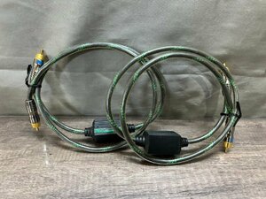 ^242③ secondhand goods audio equipment RCA cable MIT AVt2 approximately 1m× 2 ps M I tea 