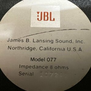 △291 中古品 オーディオ機器 ツイーター JBL 077 ジェービーエルの画像7
