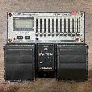 △217 ジャンク品 器材 グラフィックイコライザー BOSS EQ-20 ボス 本体のみの画像2