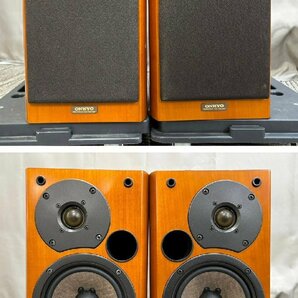 △190 ジャンク品 オーディオ機器 システムコンポ ONKYO A-907X/C-705X/K-505X/MD-105AX/T-405X/D-102EX ペア オンキョーの画像6