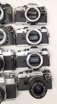M123D MF 一眼 フィルムカメラ 大量 ２８個 ミノルタ ME X-700 XG- S SR- 1 7 SRT101 コニカ A COM-1 FP FS-1 オリンパス OM10等 ジャンク_画像6