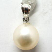 TASAKI(田崎真珠)《Pt900 アコヤ本真珠ペンダントトップ》M 約1.4g 約8.5mm珠 パール pearl ジュエリー necklace jewelry DB0/DB0_画像1