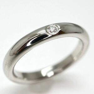 TIFFANY&Co.(ティファニー)《Pt950 スタッキングバンドリング》M ◎5.0g 約6.5号 ring 指輪 ペレッティ jewelry ジュエリー EB2/EB2