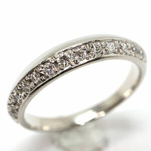 NINA RICCCI（ニナリッチ)/SEIKO jewelry(セイコー)《Pt900 天然ダイヤモンドリング》M 約5.2g 約13号 ring 指輪 jewelry EB6/EB6