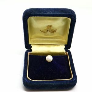 MIKIMOTO(ミキモト)箱付き!!《アコヤ本真珠ピンブローチ》M 約7.0mm珠 3.4g pearl broach ジュエリー jewelry DA0/DA0