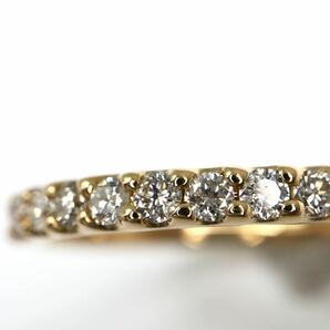 4℃(ヨンドシー)《K18 天然ダイヤモンドハーフエタニティリング》M 2.5g 約12号 diamond ring 指輪 jewelry ジュエリー EB3/EB3の画像4