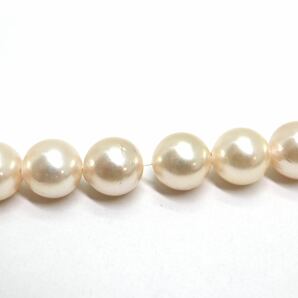 《アコヤ本真珠ロングネックレス》A 約7.0-7.5mm珠 46.9g 約61.5cm pearl necklace ジュエリー jewelry DD0/EA0の画像6