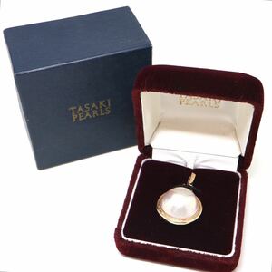 TASAKI(田崎真珠)箱付き!!《K14マベパールペンダントトップ》A 約8.0g ジュエリー pearl パール jewelry pendant EC2/EC