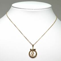 MIKIMOTO(ミキモト)《K18 アコヤ本真珠ネックレス》A 約5.1g 約37.5cm necklace jewelry ジュエリー EC9/ED0_画像3
