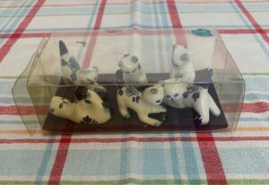 ★【陶器】ミニチュア　6匹の猫　HOLLAND BOSMAN社