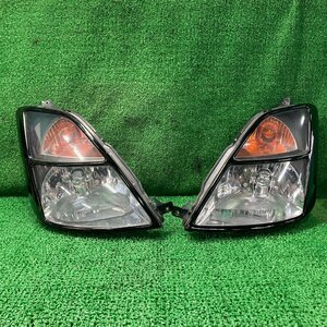 ♪♪MRワゴン MF21S ヘッドライト ランプ 左右 LRセット スタンレイP2734 HID 黒パネル付 (W2117)♪♪