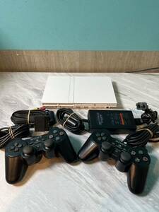 ①♪♪SONY♪♪ソニー　PS2 本体一式 SCPH-75000 プレステ2 薄型　ゲーム機　ホワイト　 