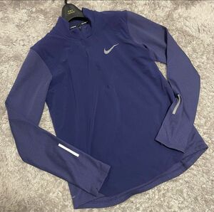 NIKE ランニング ハーフジップ 長袖 トップス