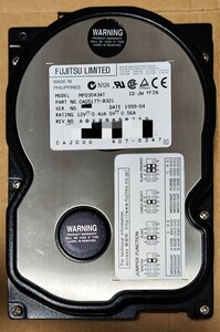  Fujitsu FUJITSU HDD IDE connection 4.3GB MPD3043AT PC-98 optimum normal goods FreeDOS(98) install ending used 