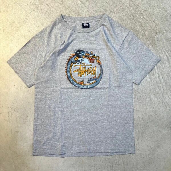 Stussy 90's Dragon T-Shirt ドラゴン Tシャツ old stussy オールド ステューシーM ユニセックス