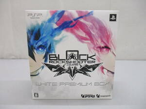 G0329-11A/ PSP ブラックロックシューターザ・ゲーム ホワイトプレミアムBOX 限定版 ソフト フィギュア付き