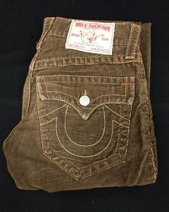 ◆◆衣類148 TRUE RELIGION JOEY ジーンズ デニム 28/33 USA アメリカ製◆トゥルーレリジョン/古着/消費税0円