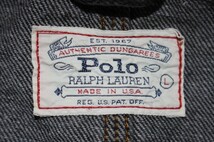 ★PORO　BY RALPH LAUREN★ ポロラルフローレンデニムジャケットGジャン80ｓヴィンテージUSED!!!_画像5