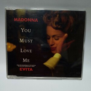 マドンナ「ユー・マスト・ラヴ・ミー」Madonna「You Must Love Me」輸入盤リミックスCD 9362 43791-2　Andrew Lloyd Webber EVITA エビータ