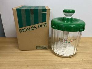 ◎ニッスイ PICKLES POT 卓上漬物器 F-450 GR-103 中古 レトロ◎