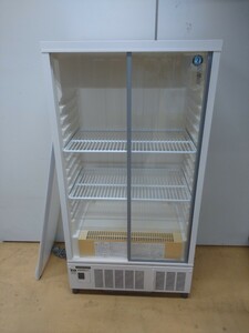 * Hoshizaki small shape refrigeration showcase slide door SSB-70CT1 100V 210L business use kitchen equipment operation verification ending secondhand goods 