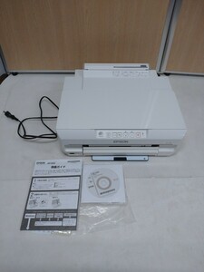 ☆ エプソンインクジェットプリンター EPSON EP-306 ホワイト 2019年製 Wi-Fi対応 ディスクレーベル印刷 簡易動作確認済 中古品