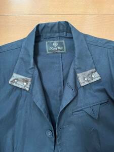 MEN`S BIGI 　春物ジャケット　紺色/綿95%、ポリウレタン5%