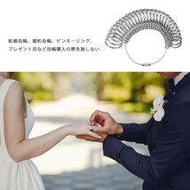 リングゲージ 指輪サイズ 測る道具 指輪ゲージ 日本規格 1-28号 メタルプロ仕様　指のサイズ 号数測り 指計測_画像4