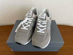 【個人出品】　新品未使用品　ニューバランス　new balance　ML574EGG　ワイズD　GRAY　28cm