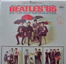 THE BEATLES 昔のＬＰレコードお得な３枚BEATLES65はUS Capitol/SOMETHING NEW/Hey Jude 最初に販売された時購入５０年ぐらい前と思います_画像1